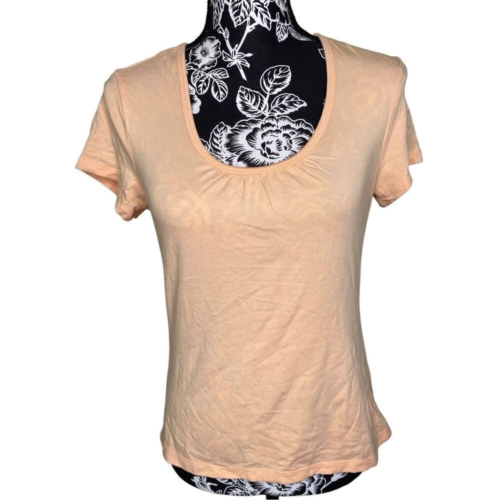 George Peach T Shirt Tagless Lightweight Stretch Career Workwear Everyday Lounge